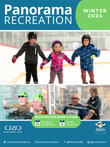 Cover of the Panorama Recreation Winter 2024 activity guide.
