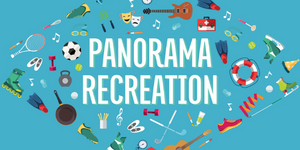 Panorama Recreation Winter brochure cover design.