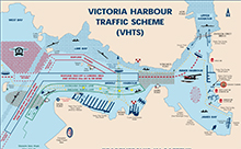 Aircraft Traffic Map, Victoria Harbour