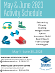 The cover of Panorama Recreations May/June 2023 activity schedule.