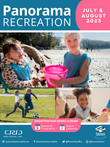 The cover of Panorama Recreation's Summer 2023 brochure.
